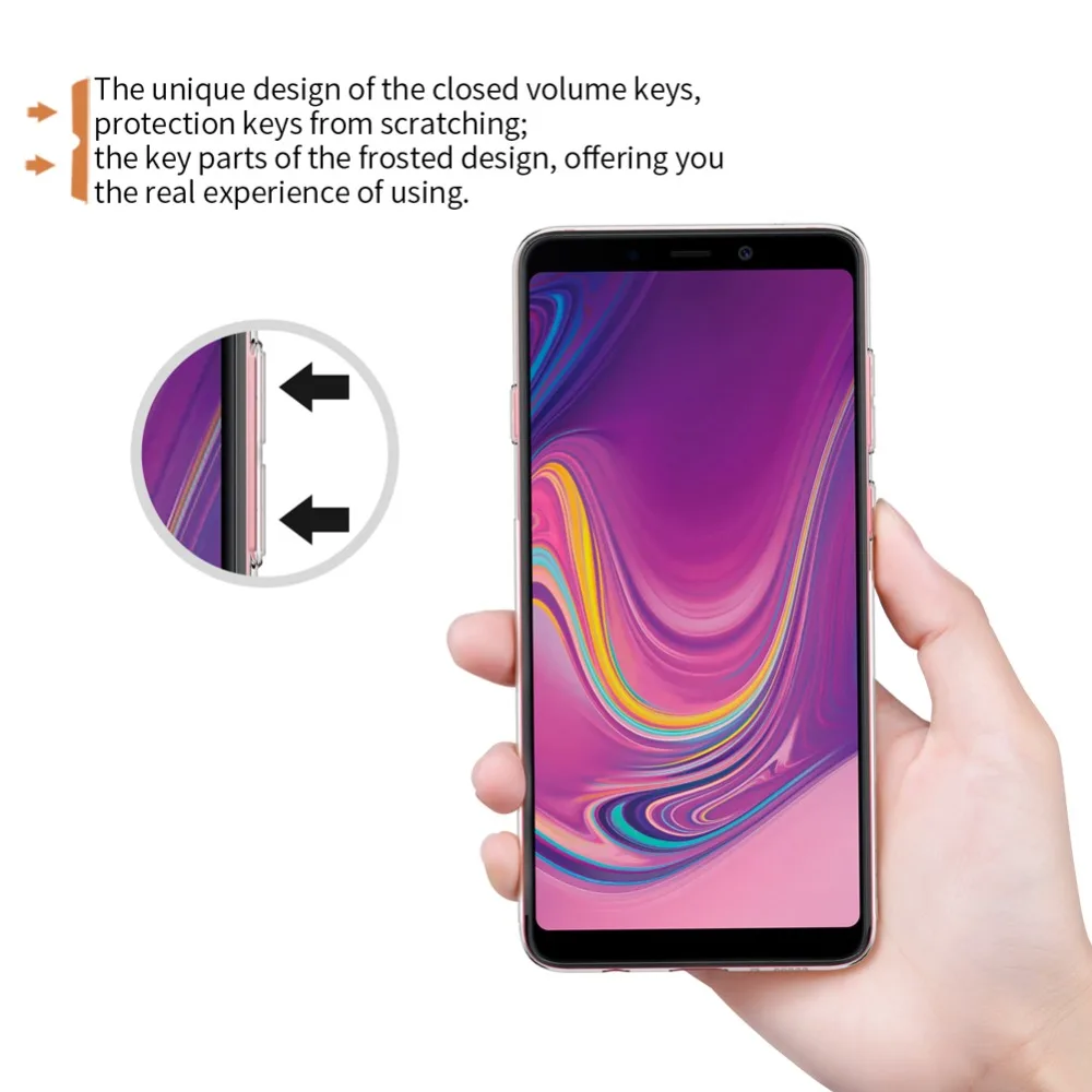 for Samsung Galaxy A9 2018 Case Nillkin TPU Phone Silicone Star Pro A9S Nilkin Back Cover | Мобильные телефоны и