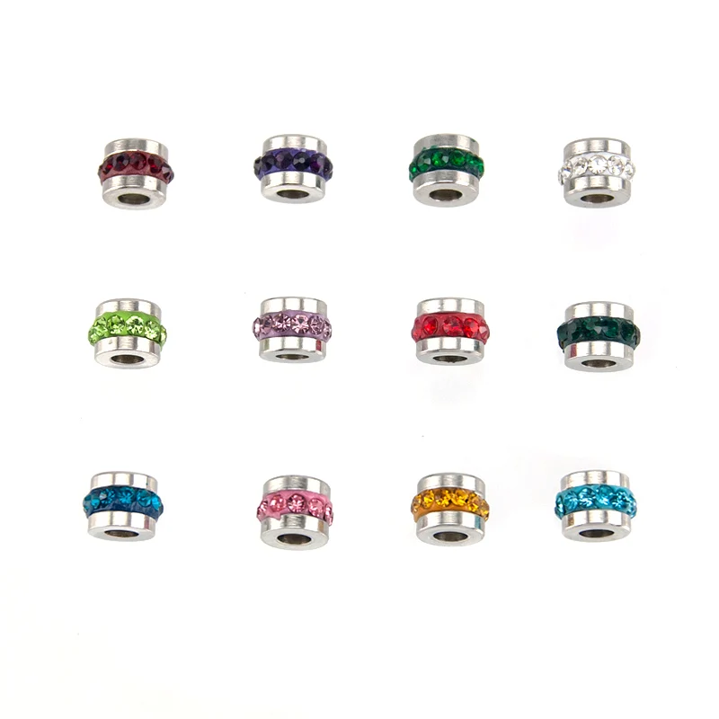 Бисер Pandora Charm из нержавеющей стали элегантный спейсер зажим для безопасности 5