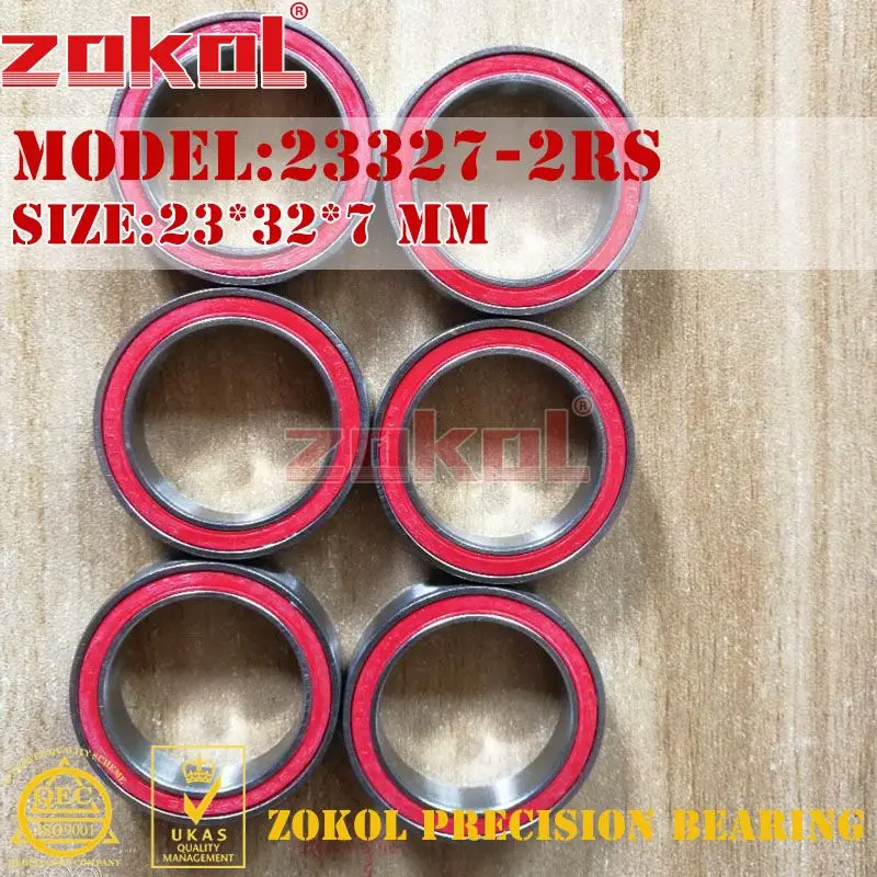 Подшипник ZOKOL 23327 2rs mr23327 32070023 ABEC 5 велосипеда цветок барабан подшипник радиальный