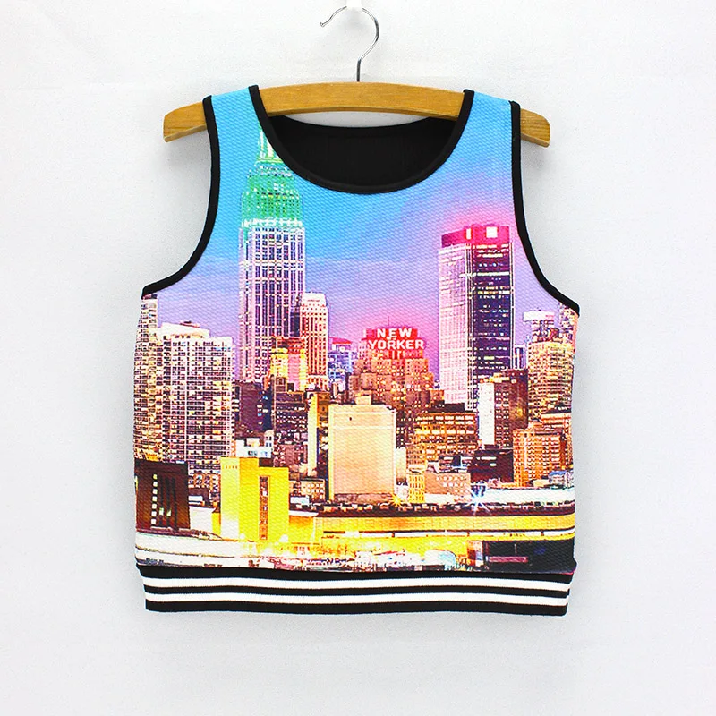 Летние платья для девочек с 3D принтом никогда не спит модные дизайнерские