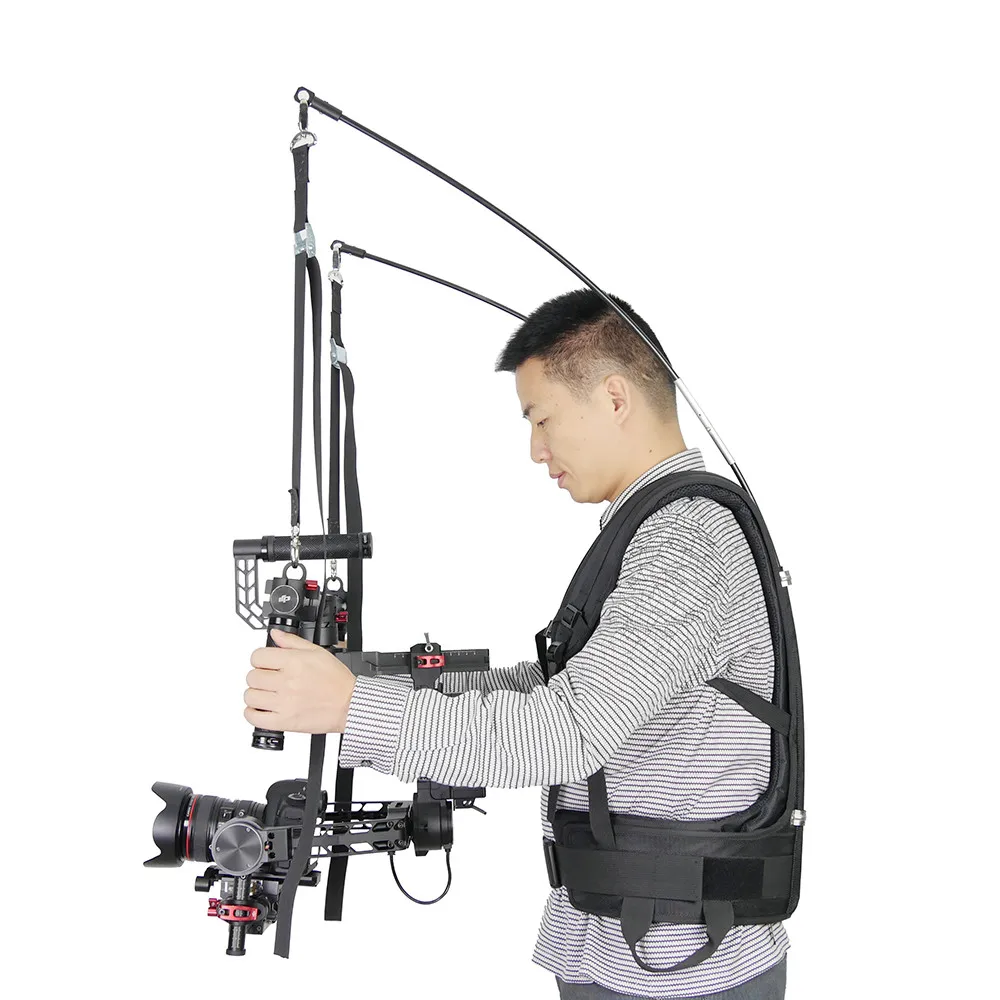 Как EASYRIG V9 видео пленка Serene поддержка жилет для DSLR DJI Ronin S/M Zhiyun Crane 2/3 MOZA Air 2 FEIYU AK2000