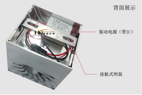 Новый светодиодный современный настенный светильник из алюминия 3 Вт для прохода, спальни, коридора, веранды, бара, ktv, фона внутри и снаружи DY-1269.