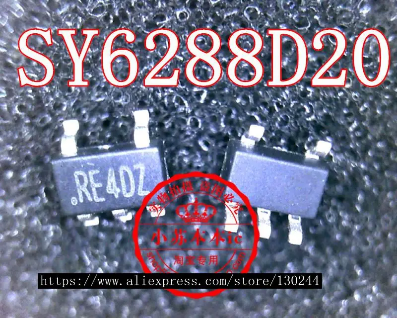 1 шт./лот SY6288D20 SY6288D20AAC RE5WJ REAYC RE4DZ RE4 SOT23 5 в наличии|ac|c c |