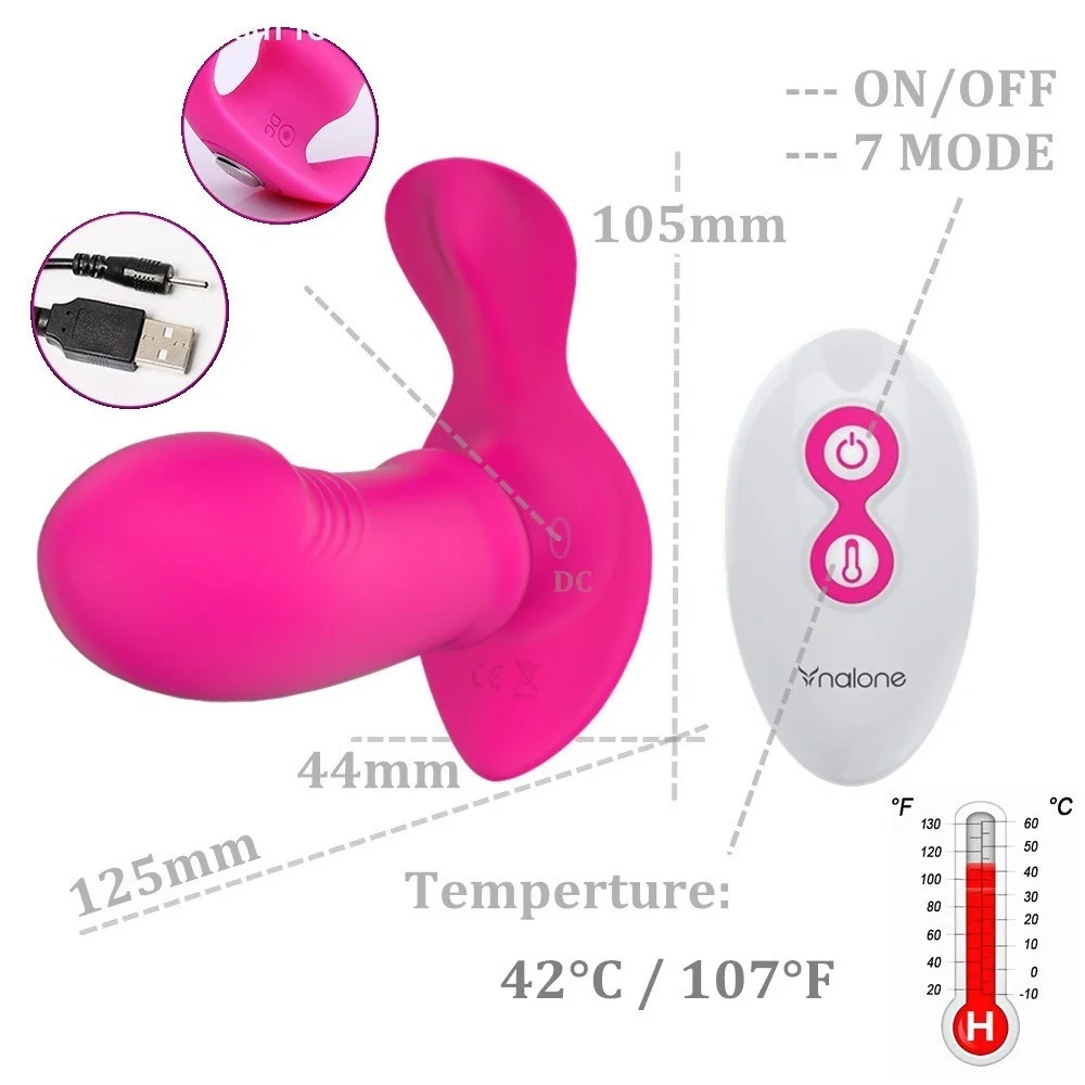 Nalone Anal Vibrator Wireless Heating Remote Control Panties Sex Product For Men Male Masturbation Erotic Toys |