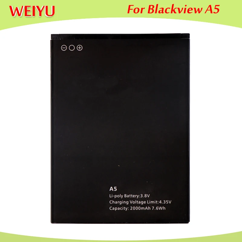

For Blackview A5 Battery Batterie Bateria Batterij Accumulator AKKU 2000mAh
