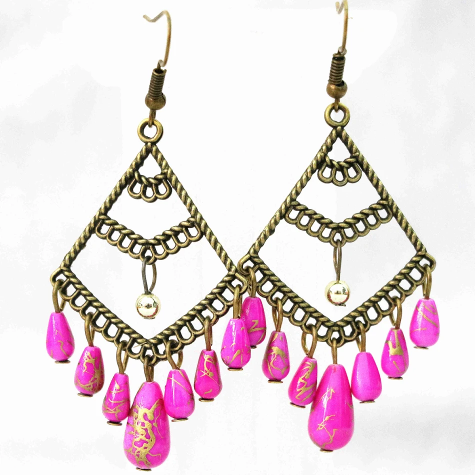 Новые серьги кисточки с цветком Висячие высокого качества красивые модные