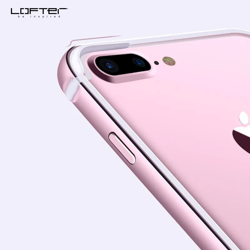 Алюминиевый металлический бампер для iPhone 7 Plus тонкий каркас чехол телефона с