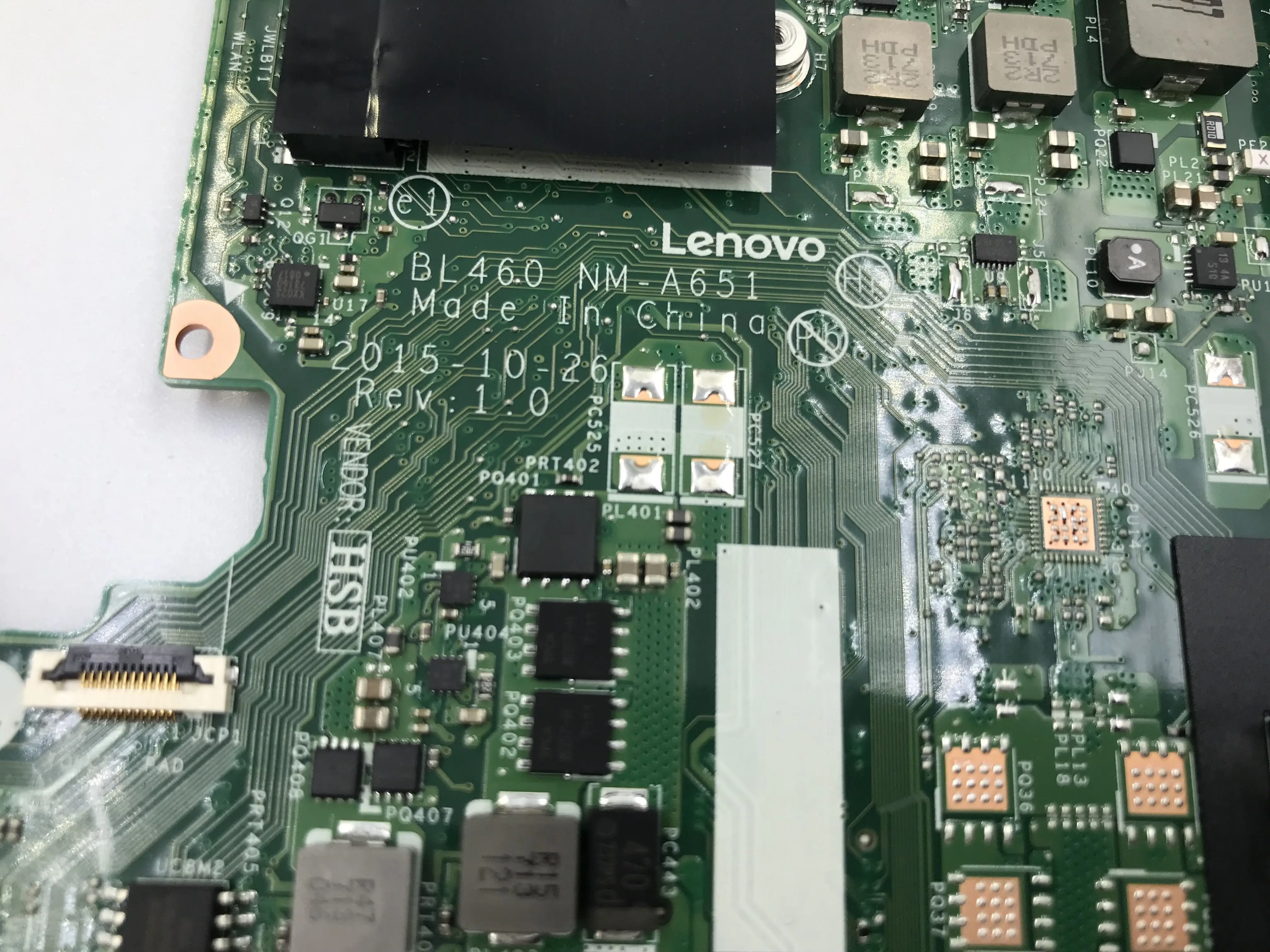 Новая материнская плата для lenovo THINKPAD L460 NM A651 01AW255 ноутбука с i5 6300U UMA 100%