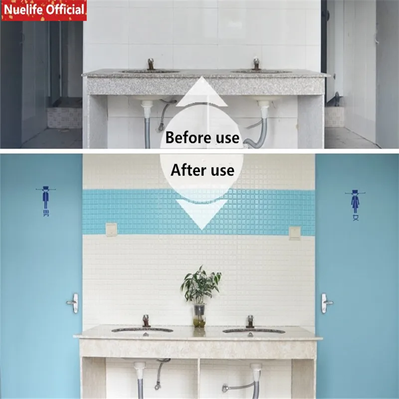 5 шт. водонепроницаемые 3D наклейки на стену для ванной и балкона|Наклейки стену| |
