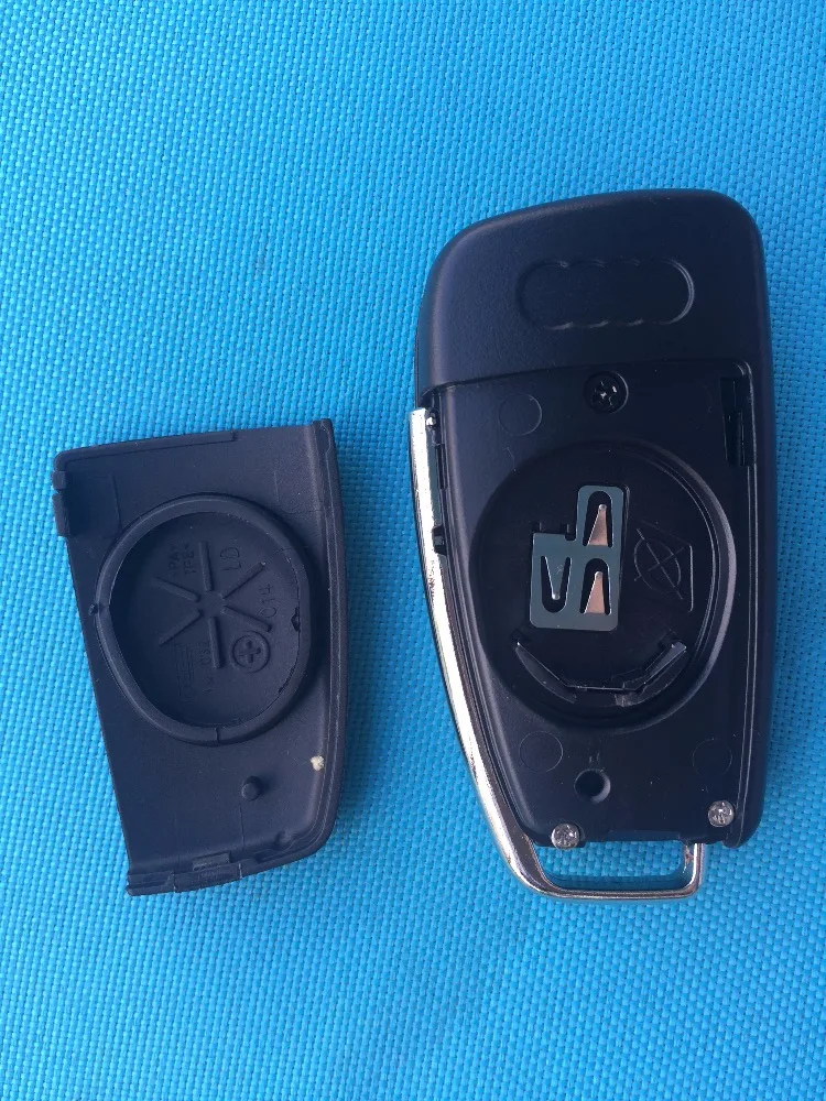 Раскладной флип ключ 3 кнопки дистанционного ключа оболочки крышки для Audi Q7 A3 A4 A6