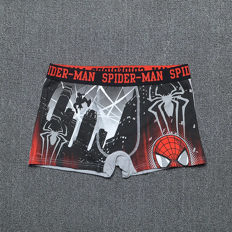 Нижнее белье с героями мультфильмов, брендовые боксеры Marvel, мужские трусы с Бэтменом, комикс, боксеры, шорты с пауком, мужские трусы, мужское нижнее белье, трусы