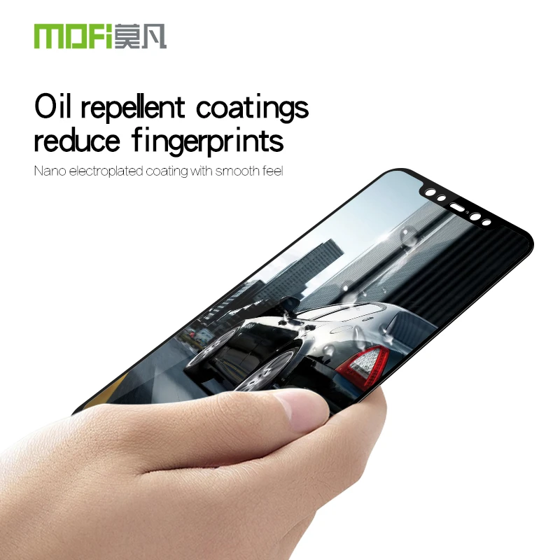 Защитное стекло MOFi для Xiaomi Mi 8 закаленное с полным покрытием | Мобильные телефоны