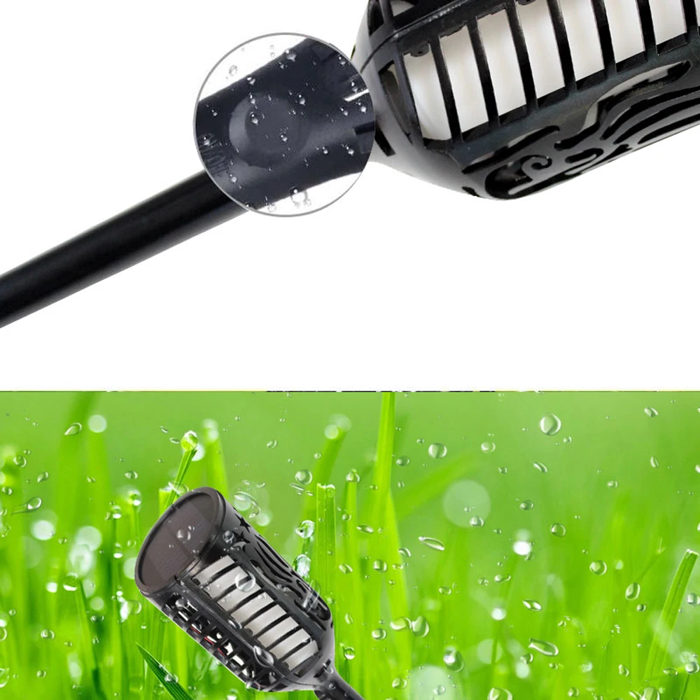 Солнечная пламенная лампа Мерцающая IP65 водонепроницаемая наземная 102 LED наружная