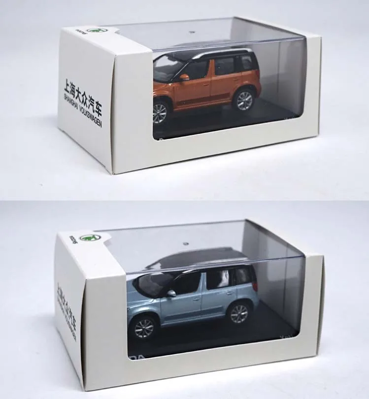 Коллекционная модель автомобиля из сплава в масштабе 1:43 SKODA Yeti City Edition