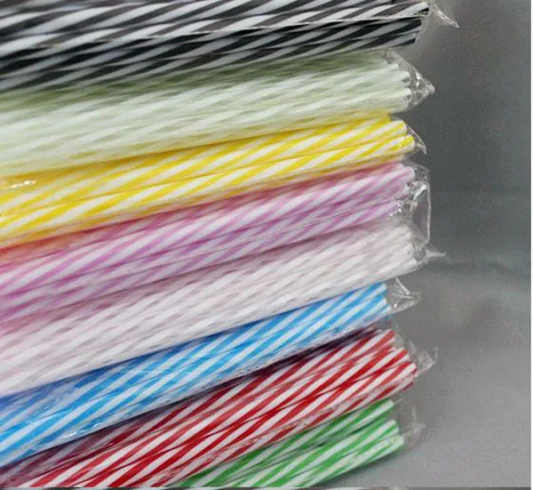 200pc plastic reusable strip straws for kids 9'' long paille bachelorette party supplies cocktail bar Mason Jar tumbler | Дом и сад