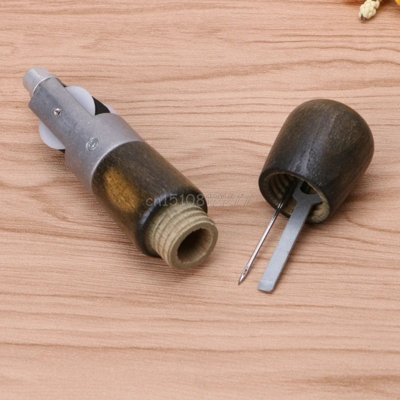 Leathercraft челночный стежок шитье Awl набор ниток Иглы Стежка Кожа Ткань Бакалея O27 17