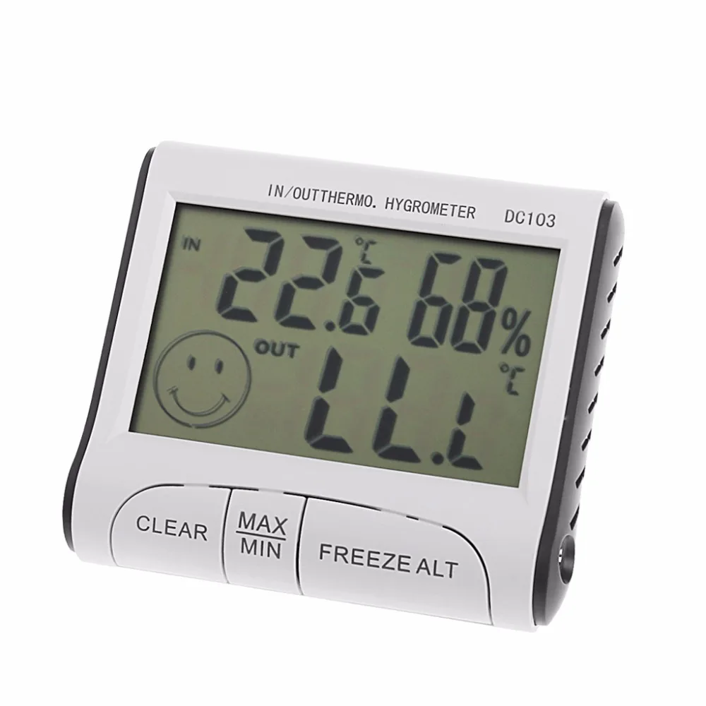 

Digital LCD Outdoor Indoor Weather Thermometer Humidity Meter Tester Tools