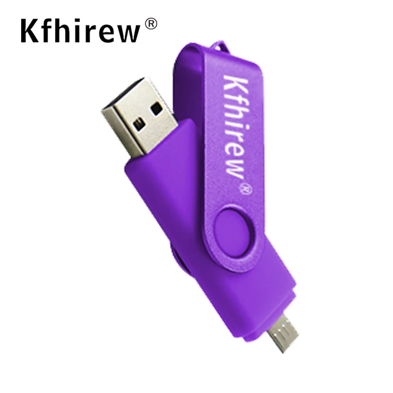 purple Цветной флеш-накопитель OTG USB 16GB 64GB cle USB флеш-накопитель 32gb Pendrive 8gb 4gb флеш-накопитель USB 2,0 карта памяти 6 цветов - Цвет: purple