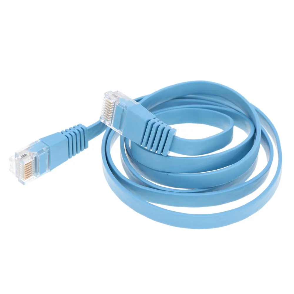 10x высокоскоростной Cat6 Ethernet плоский кабель RJ45 Компьютер LAN Интернет сетевой шнур 0,5 м 2 м 3 м 5 м 10 м 15 м 20 м 25 м 30 м Высокое качество