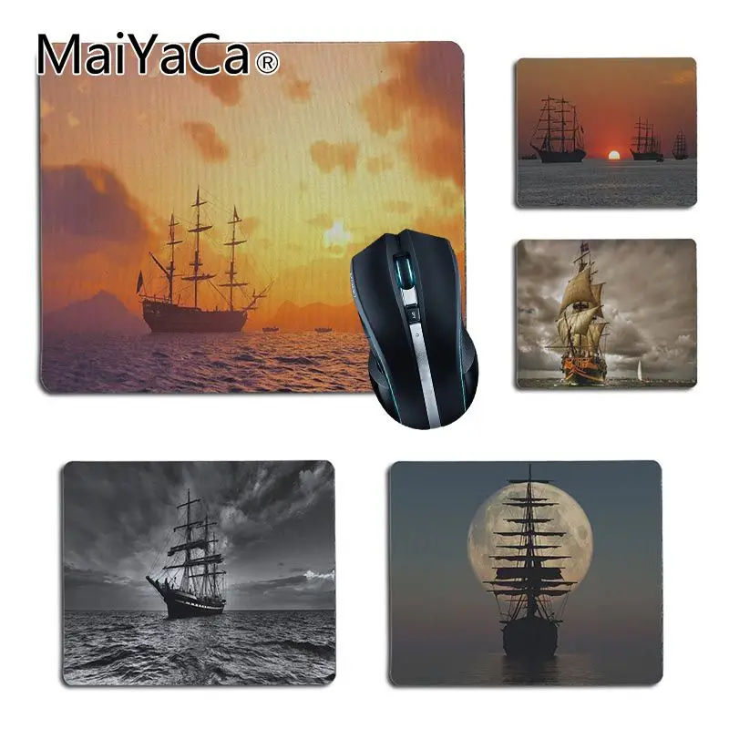 Скоростная игровая мышь MaiYaCa с кораблем в море розничная продажа маленький