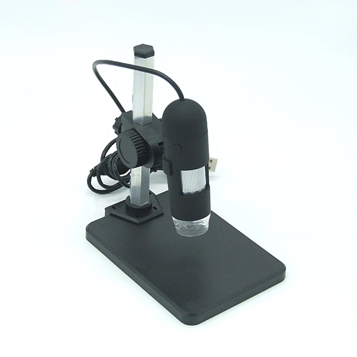 

Webcam Endoscope Loupe 500X Digital Brightness Adjustable 8 LED USB Microscope Measurement Function Electronic Magnifier Camera