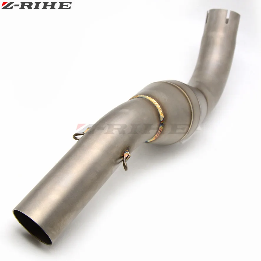 Средняя выхлопная труба мотоцикла Соединительная глушителя из нержавеющей