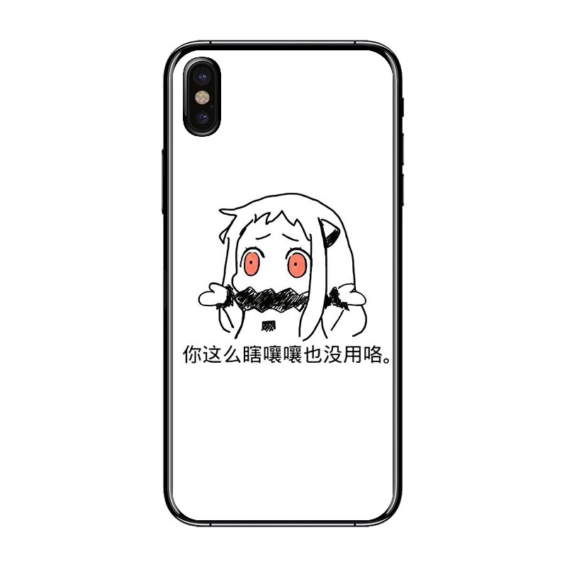 Fashion Super Slim PC+TPU Cute Expression Case for iPhone X 10 Plus Full Body Cover Coque iphone 7 Fundas |