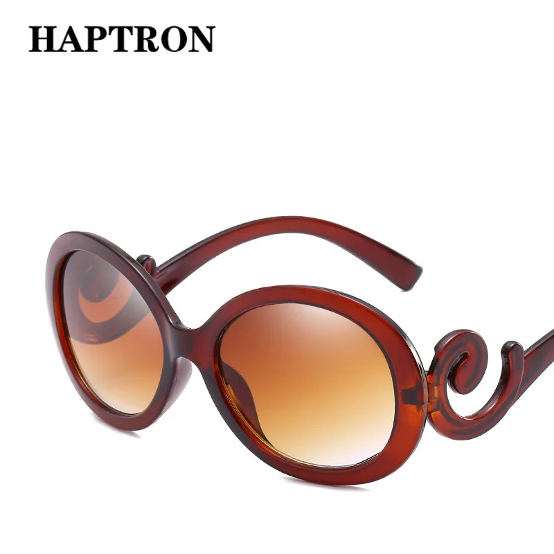 HAPTRON большие овальные солнцезащитные очки Женские винтажные дизайнерские в