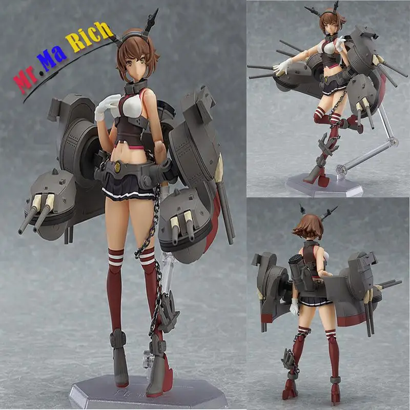 Аниме Kantai Коллекция мутсу Figma #242 ПВХ фигурка Коллекционная модель игрушки 15 см|model