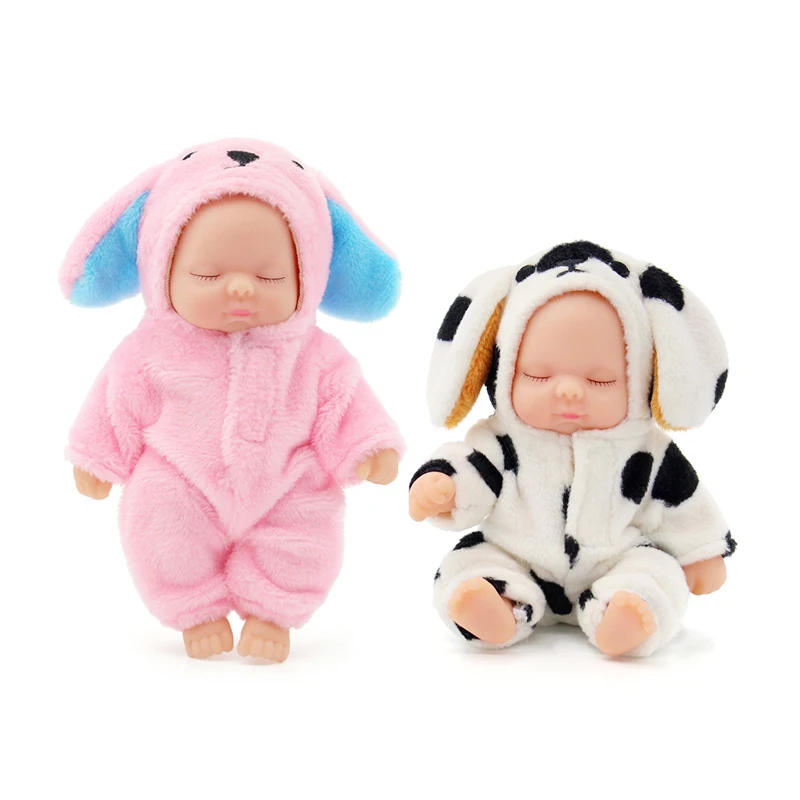 kawaii lifelike baby dolls plush Bjd bebe reborn toys key Pendant toy for children girls Christmas gift pvc kids | Игрушки и хобби
