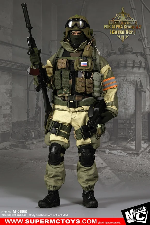 SuperMCTOYS M-069 1/6 русский спецназ FSB Alfa Group 3,0 Набор для 12 дюймовых фигурок DIY