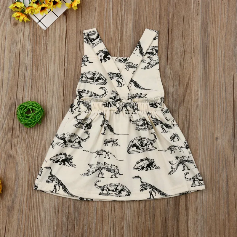 Модные детские нагрудники для маленьких девочек с принтом динозавра хлопковые