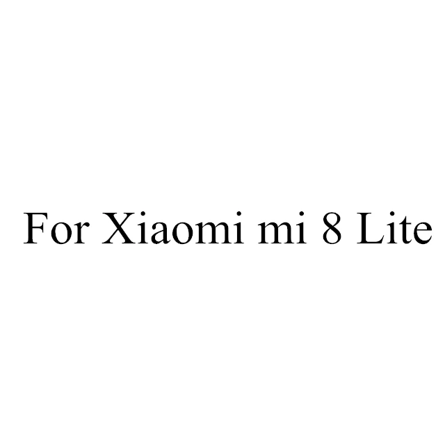For Xiaomi mi 8 Lite 5 шт./партия чехлы для телефонов для Xiao mi Pocophone F1 mi 8 Lite 9 Se Red mi Note 5 6 6A 7 Pro 3D защитная пленка из углеродного волокна для задней панели - Цвет: For Xiaomi mi 8 Lite