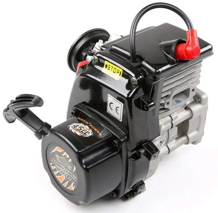 45CC 4 болта двигатель с Walbro 1107 Carb NGK Свеча зажигания для 1/5 Losi 5ive-t км X2 Rovan LT HPI Rofan Baja 5B 5T Rc части двигателя