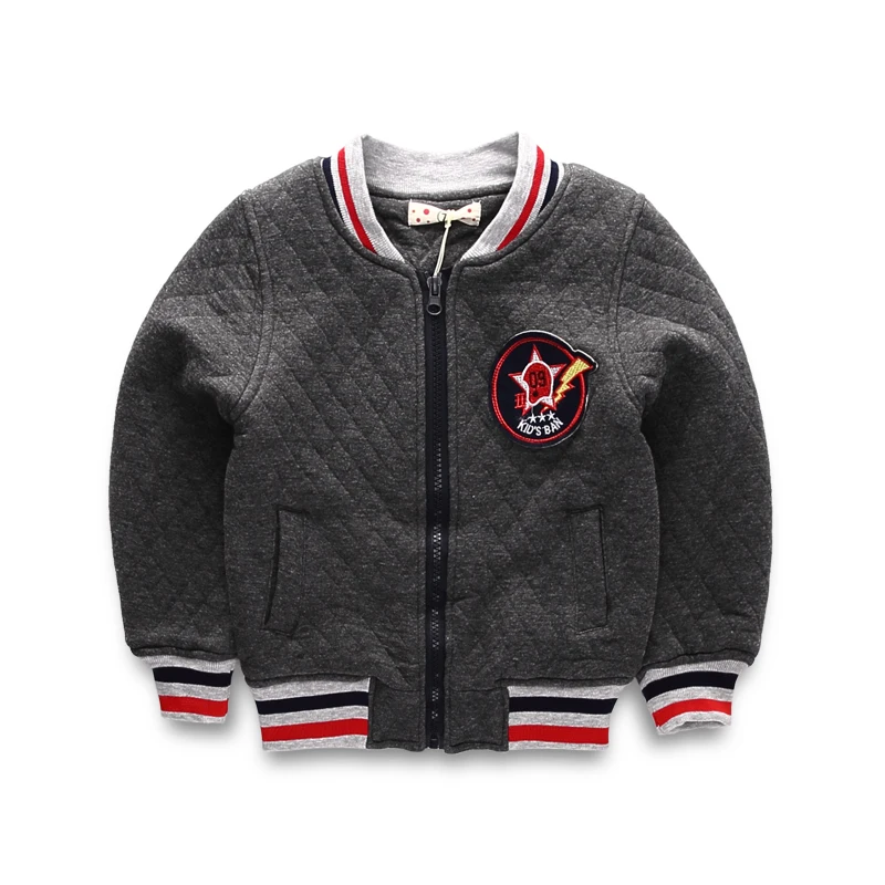 Мальчиков повседневное Детское пальто для Осенняя Детская куртка Модные