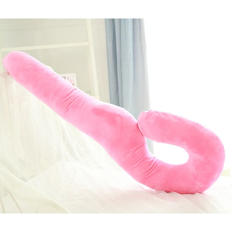 Light Pink 150 см милый морской конек Длинная Подушка плюшевая игрушка; подарок для отправки девушек U Форма спальный подушка Almofada cussin cojines - Цвет: Light Pink