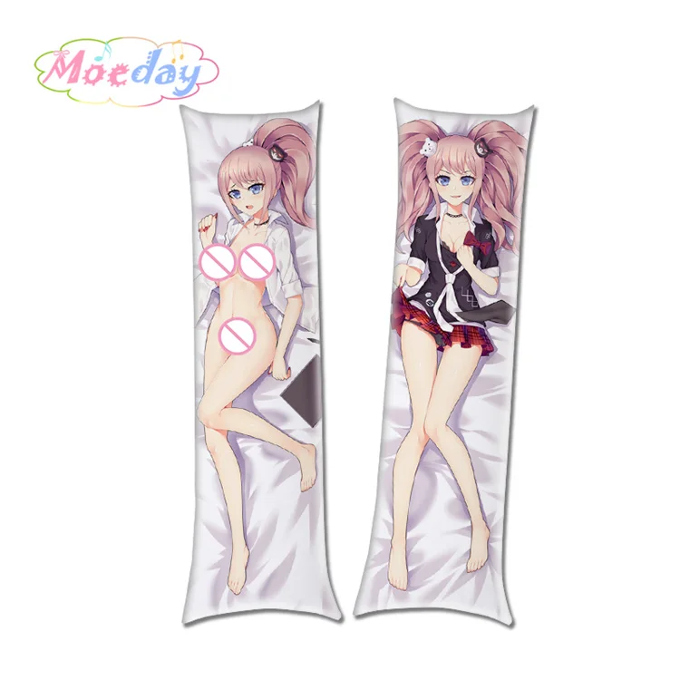 Шоколад Danganronpa Trigger Happy Havoc Celestia Aoi Junko Kyouko Peko обнимающая Подушка дакимакура чехол - Цвет: Шоколад
