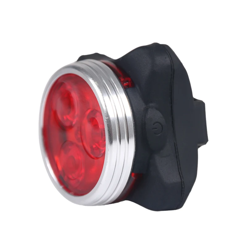 Перезаряжаемый USB задний фонарь для велосипеда светильник MTB езды на велосипеде 3