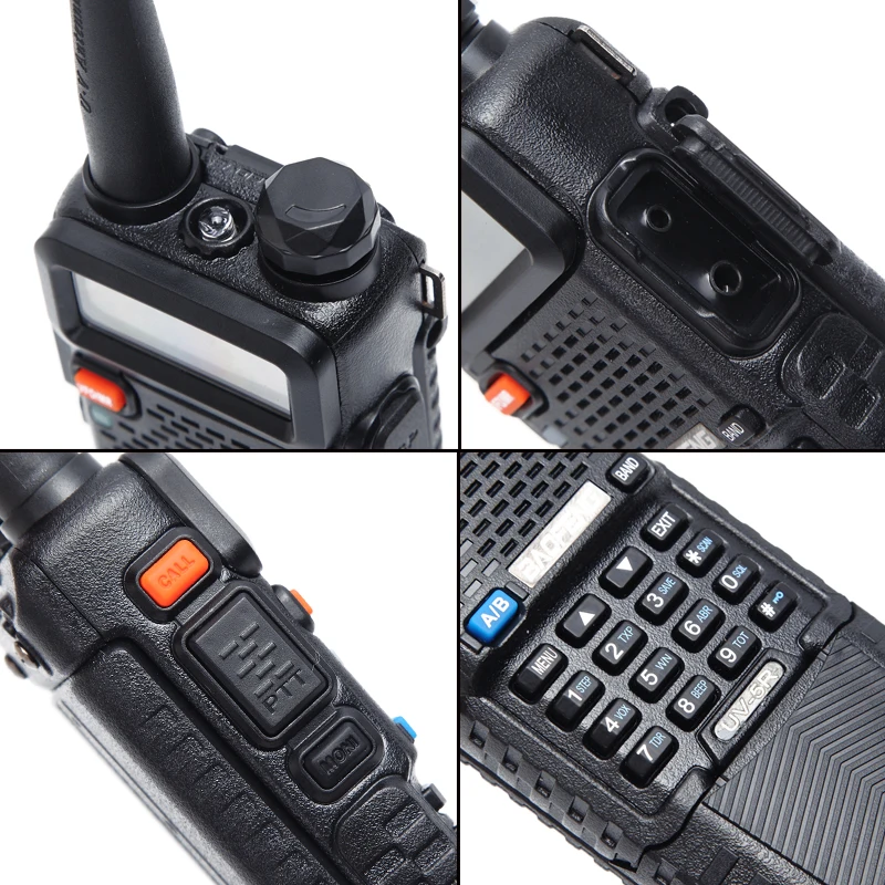 4 шт. двусторонняя рация BaoFeng 3800 мАч VHF/UHF 136 174 и 400 520 МГц|Рации| |