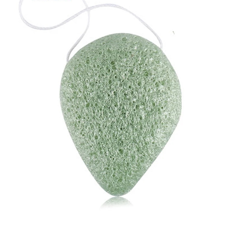 1 шт. удаление макияжа Konjac Губка косметический спонж губка для очистки лица Натуральный аморфофаллюс коньяк приспособление для очистки лица промывочный флутер CW31 - Цвет: C4