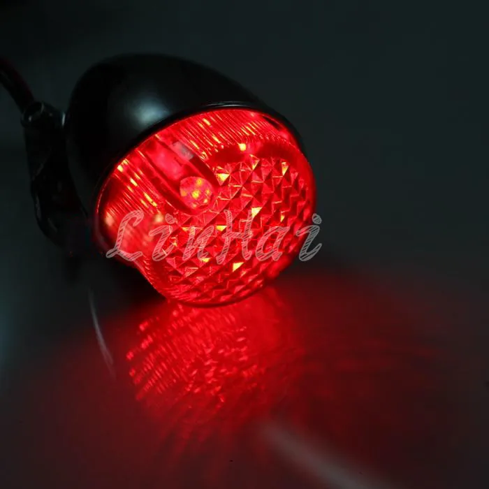 Мотоциклетный черный Мини светодиодный задний Стоп тормозной светильник для Harley