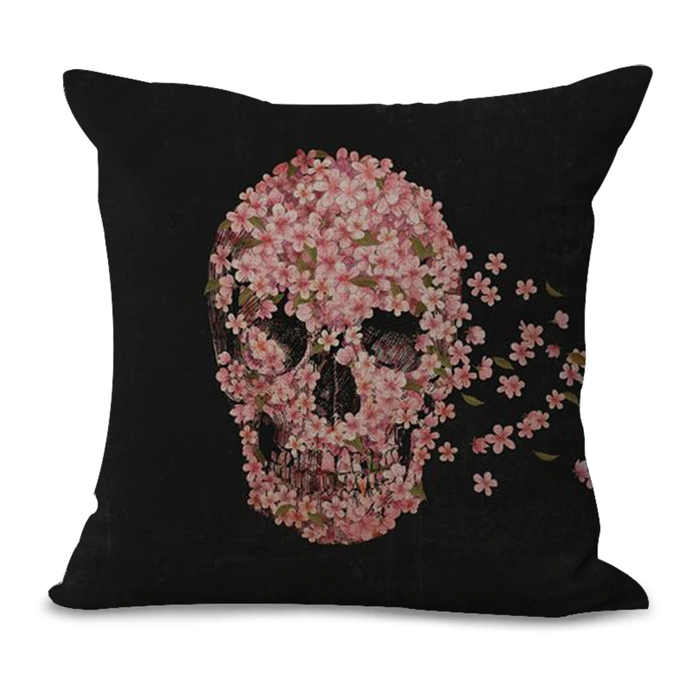 Hoomall Хэллоуин Декор для дома или автомобиля наволочка подушки с черепом подушка