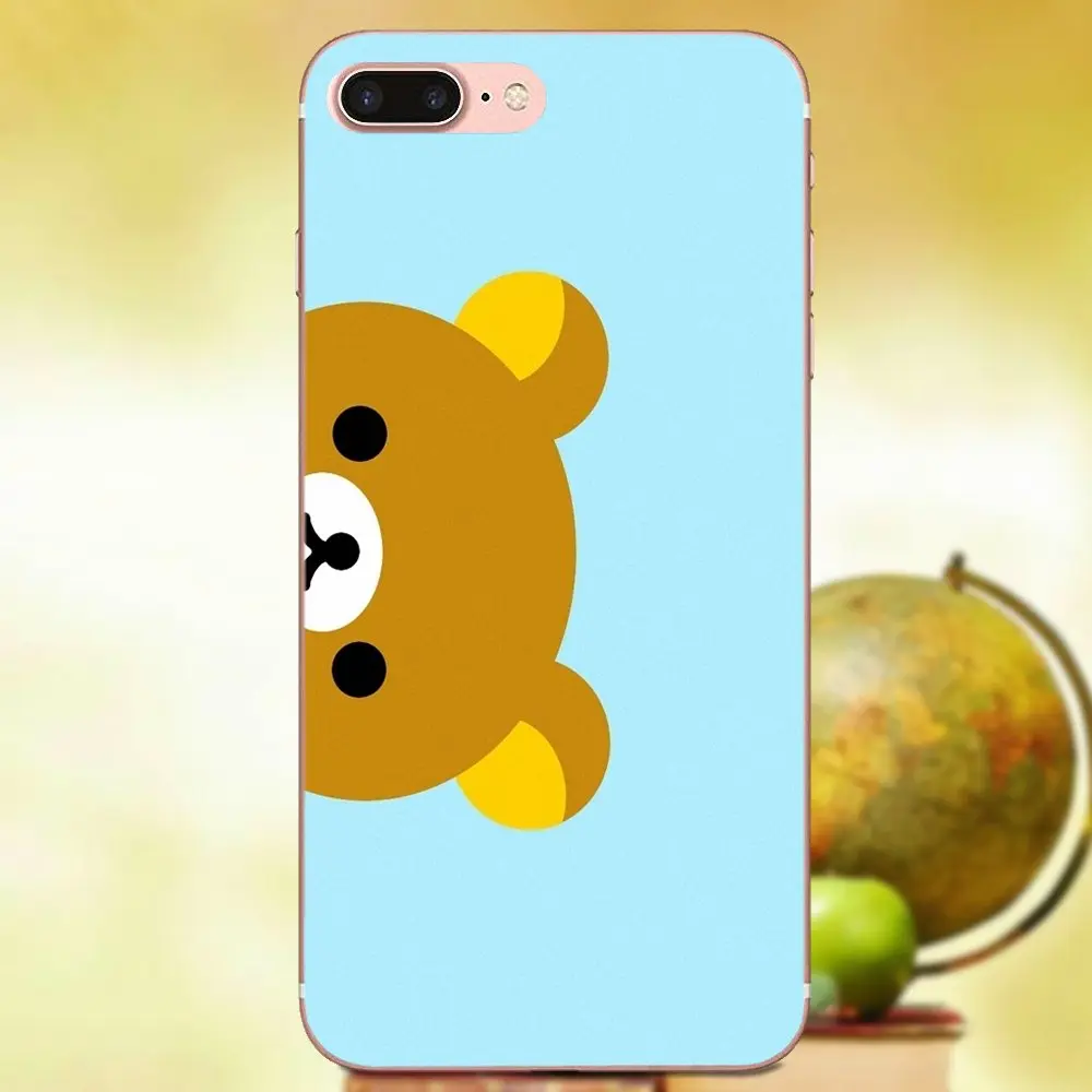 Bear Rilakkuma Usb TPU Новое поступление для Apple iPhone 4 4S 5 5C 5S SE 6 6S 7 8 Plus X XS Max XR|Чехлы-накладки| |