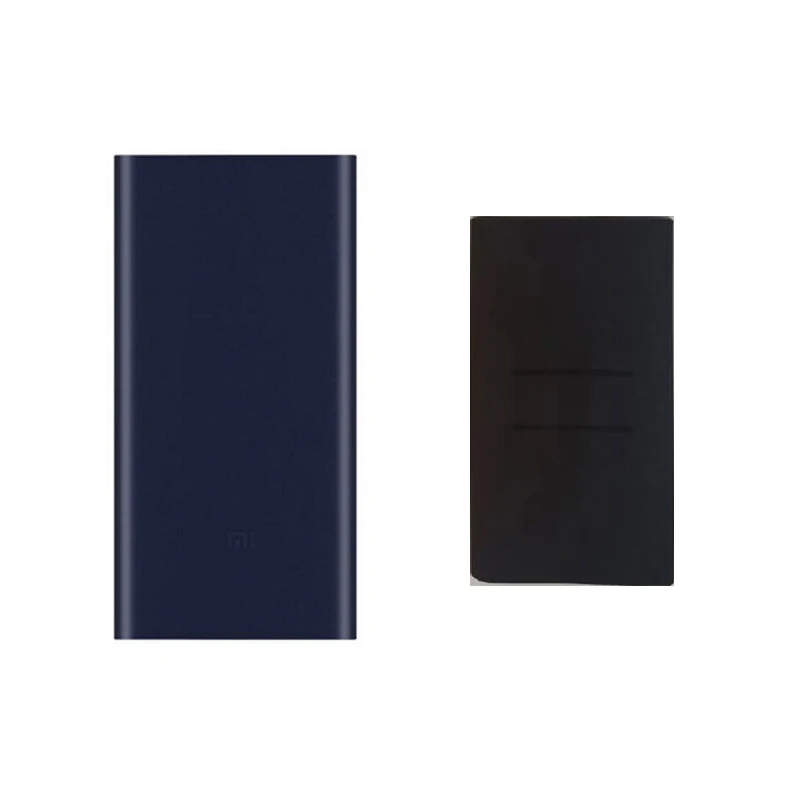 Black Add Black Xiaomi Mi внешний аккумулятор 2, 10000 мА/ч, внешний аккумулятор, портативный аккумулятор, быстрая зарядка, 10000 мА/ч, внешний аккумулятор, поддерживает зарядку 18 Вт - Цвет: Black Add Black