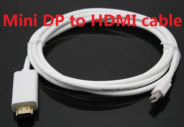100 шт. 1 8 м 6 футов мини Displayport Mini DP к HDMI Vedio коннектор адаптер кабель для Apple MacBook Air