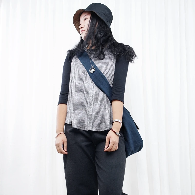 women COTTON cloth bags casual linen shoulder vintage messenger large capacity ladies travel cross-body bag | Багаж и сумки