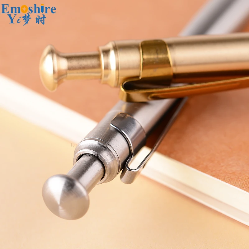 Металлическая шариковая ручка 0 5 мм синяя черная роскошная на заказ для школы