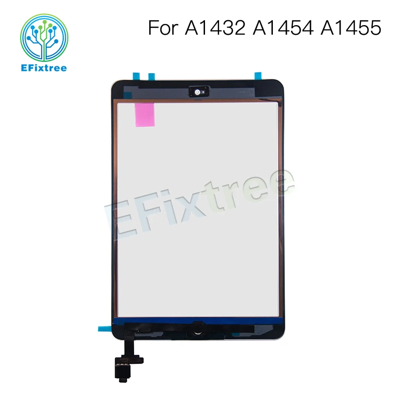 A1455 A1454 A1432 дигитайзер Панель переднее стекло для iPad mini 1 сенсорный экран с кнопкой домой IC чипы инструмент черный белый