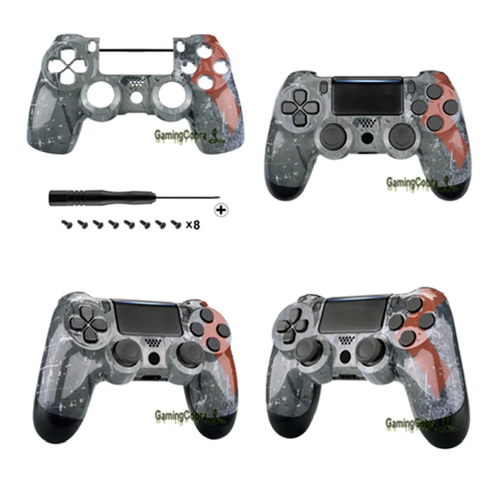 Спартанский воин передняя часть корпуса задняя крышка Ремкомплект для PS4 Pro Slim контроллер JDM-040 JDM-050 JDM-055-SP4FT25