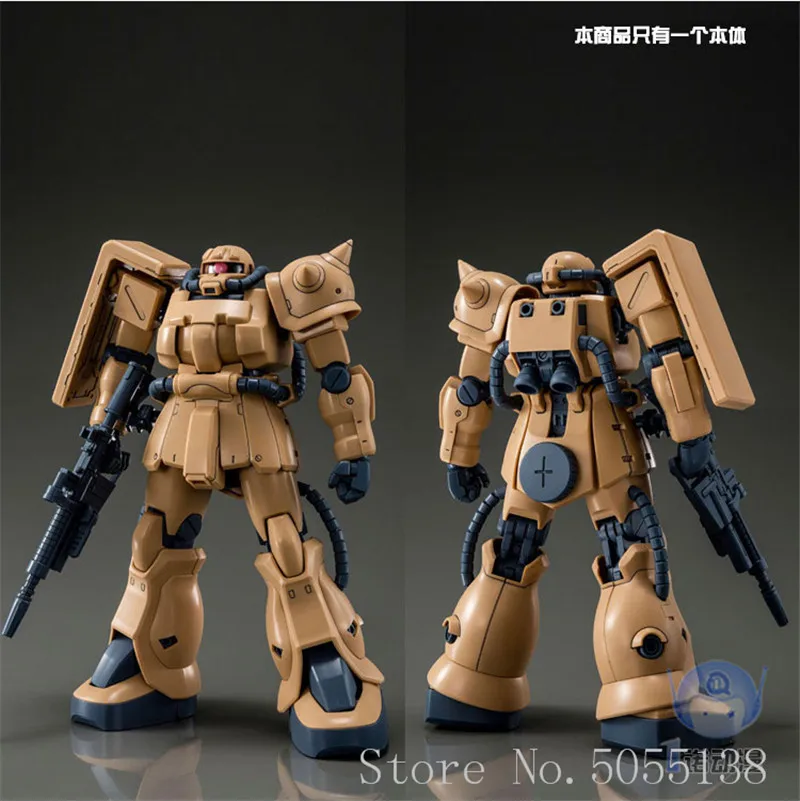 Bandai Gundam модели в наличии на складе сборе 55511 мг 1/100 MS-06F-2 Zaku Тип F2 робот Гандам